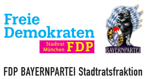 FDP BAYERNPARTEI Stadtratsfraktion München Logo