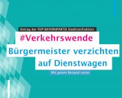 Mit gutem Beispiel voran – Bürgermeister verzichten auf Dienstwagen