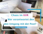 Chaos im KVR Anfrage im Stadtrat FDP BAYERNPARTEI
