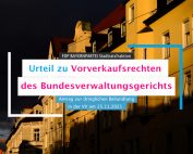 Antrag zu Gerichtsurteil zu Vorkaufsrechten