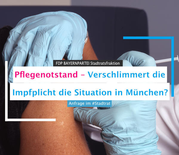 Pflegenotstand – Verschlimmert die Impfpflicht die Situation in München?nger Kirchplatz