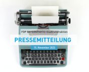 Presseerklärung fdp bayernpartei stadtratsfraktion