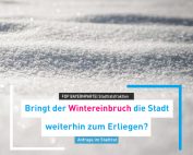 Wintereinbruch München Dezember 2023