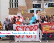 Fritz Roth FDP Stadtrat bei den Bürgern in der Zeppelinstraß