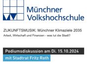 ZUKUNFTSMUSIK: Münchner Klimaziele 2035 mit Fritz Roth FDP