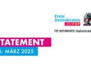 Statements zum ablehnenden Stadtratsbeschluss zu „Bürgerschaftlichen Projekten“